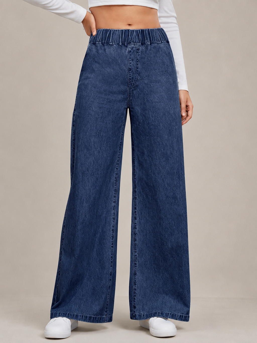 Jean Large Taille Élastique