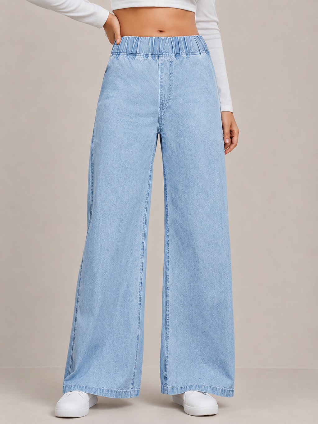 Jean Large Taille Élastique