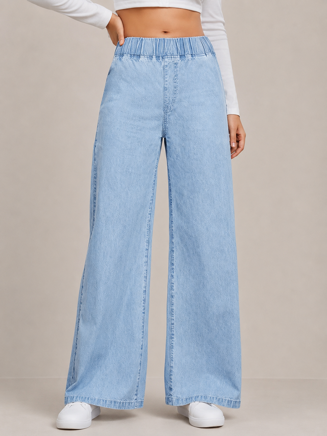Jean Large Taille Élastique