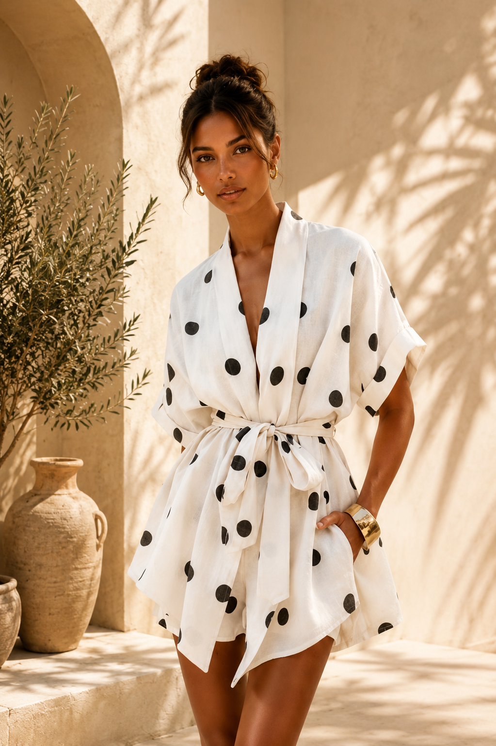 Ensemble Pois Cravate