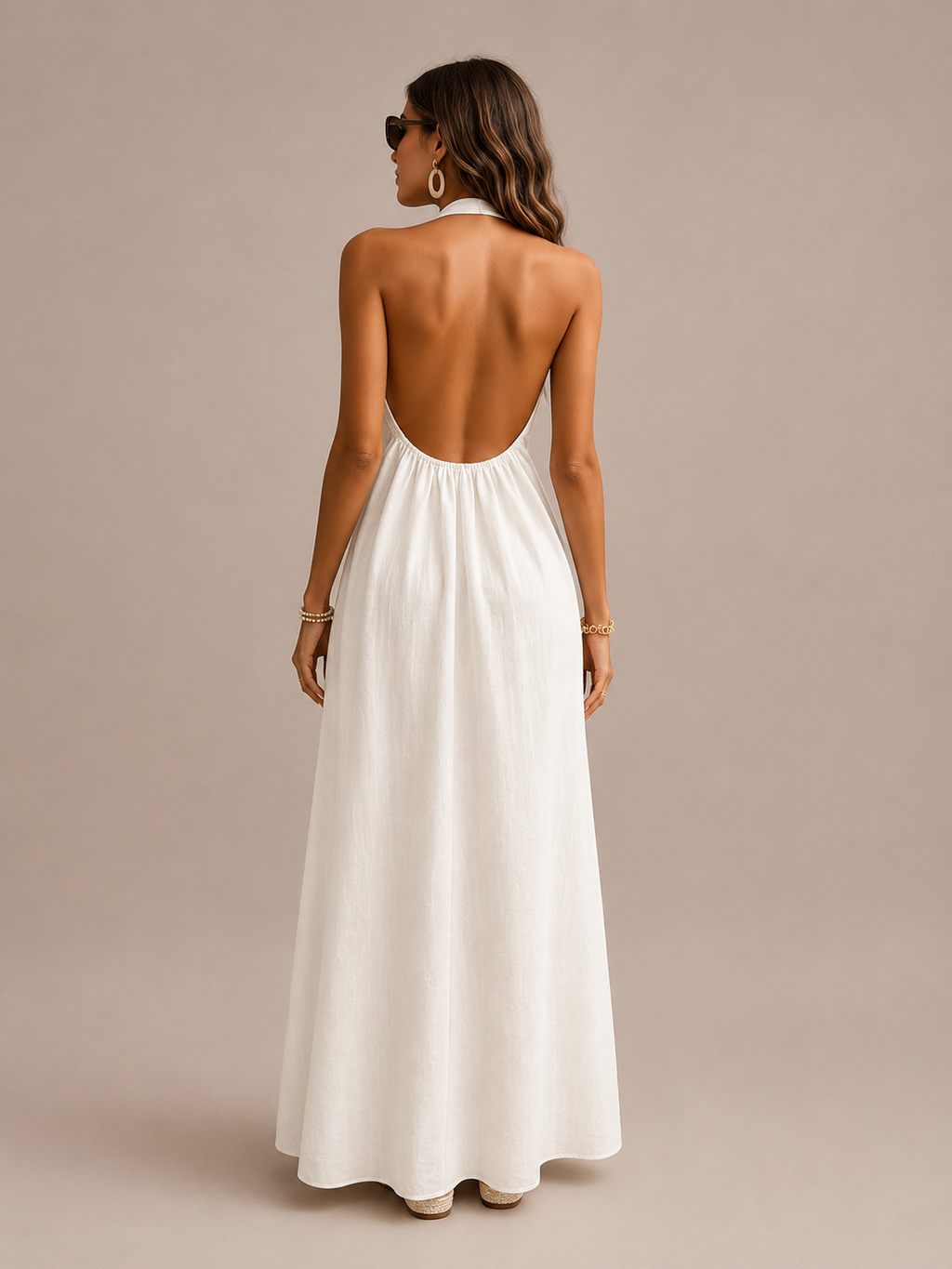 Robe Longue Col Licou