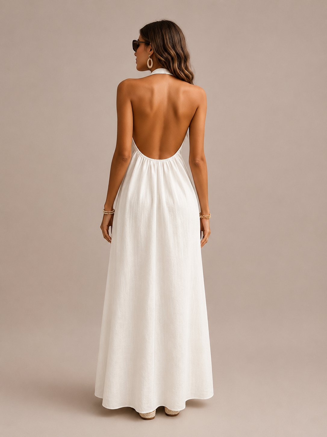 Robe Longue Col Licou